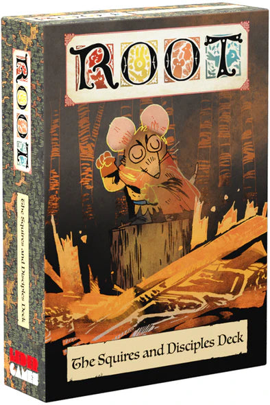 Root: Squires and Disciples Deck featuring mouse-in-armor cards for the Root board game.