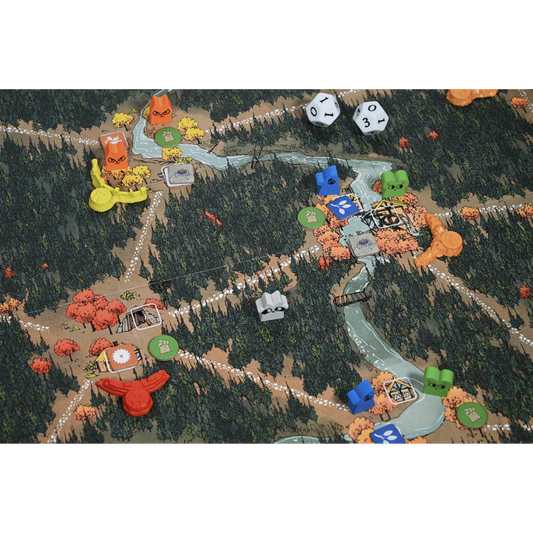 Root: Deluxe Clearing Markers (2nd Edition) woodland markers for the Root board game, forest theme.