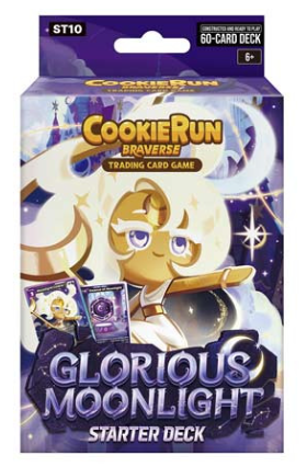 CookieRun TCG Glorious Moonlight Starter Deck with 60 cards and a single-player playmat.