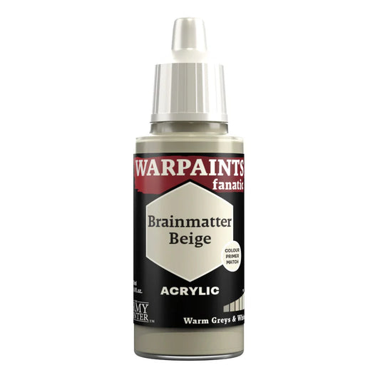 Warpaints Fanatic Brainmatter Beige 18ml acrylic paint bottle.