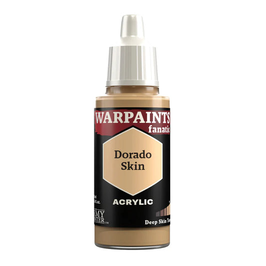 Warpaints Fanatic Dorado Skin 18ml acrylic paint for deep skin tones with beige hue.