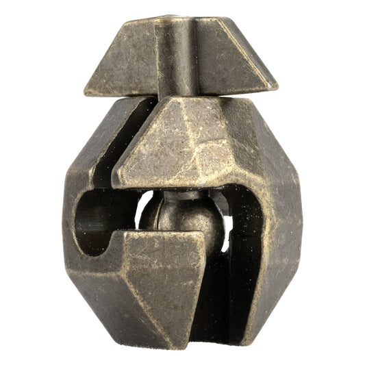 The True Genius Viking Forge 3-piece puzzle set with metal geometric pieces and a visible sphere.
