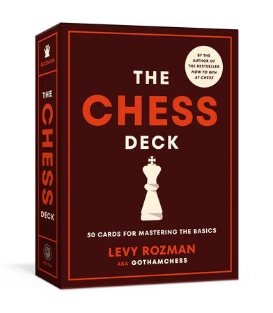 The Chess Deck boxed set with chess tactics and a white king shown on the front.