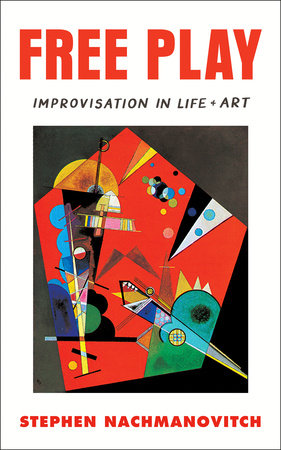 Free Play book with bold red, abstract geometric cover design.