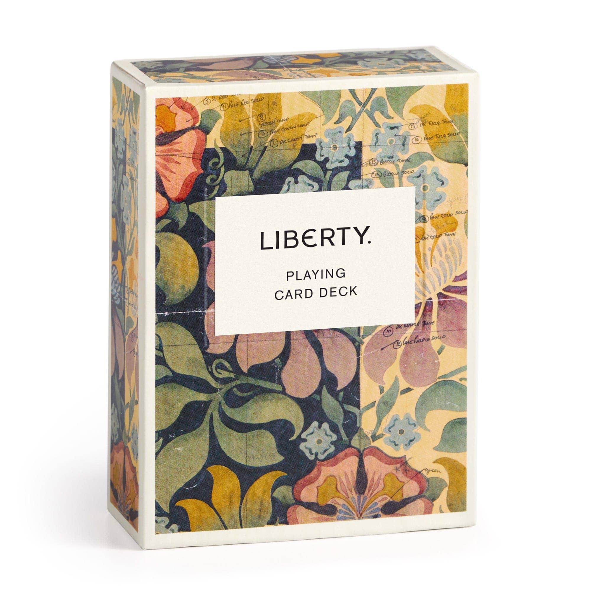 Liberty of London Liberty Archive Playing Card Deck box with floral design on the front.