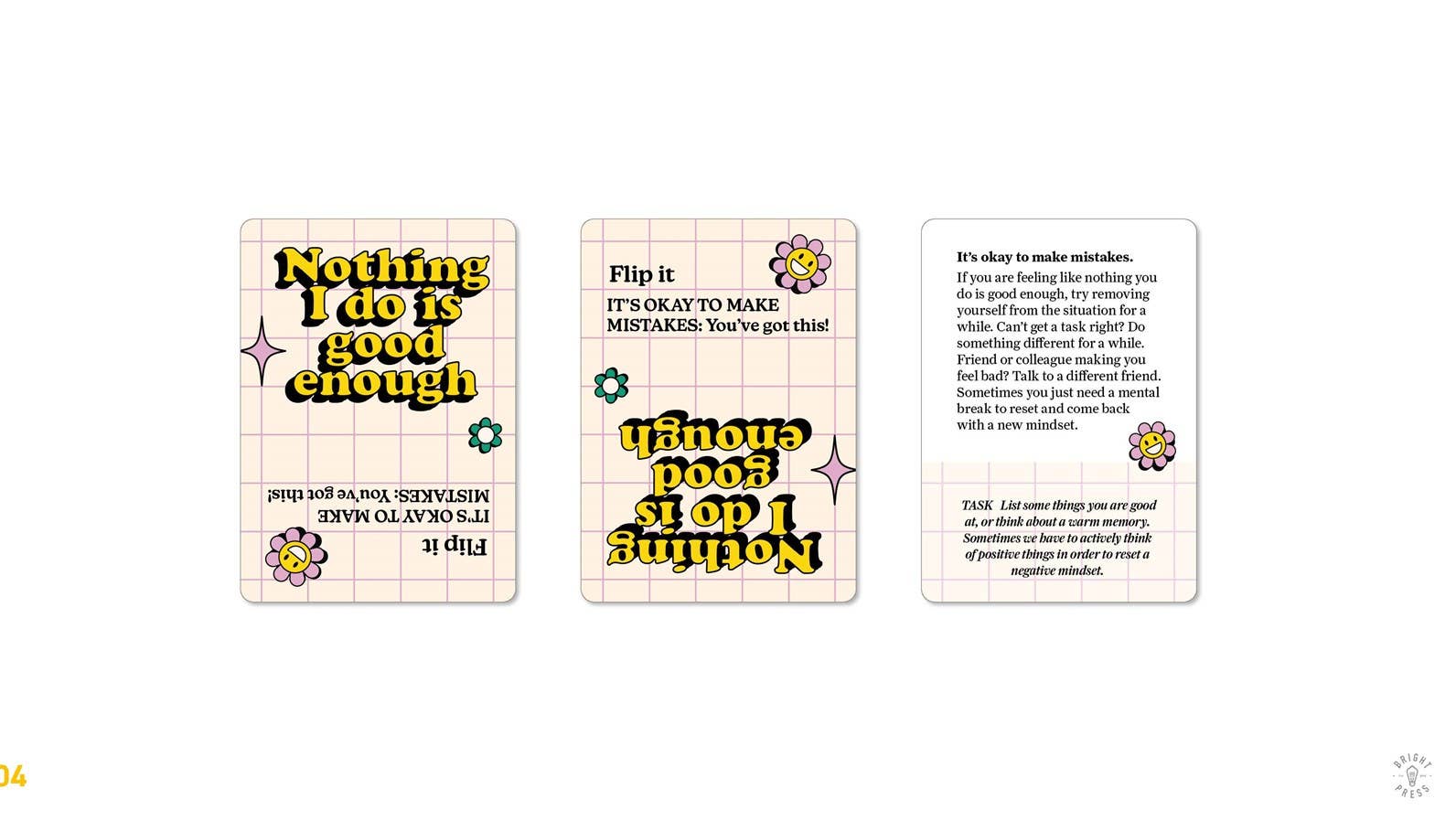 The Anxiety Oracle Deck for turning negative thoughts into affirmations.