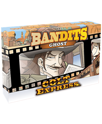Colt Express Bandit Pack: Ghost Expansion box, Old West game add-on.