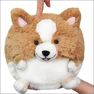 Mini Squishable Corgi 7-inch plush, round and fluffy with white markings.
