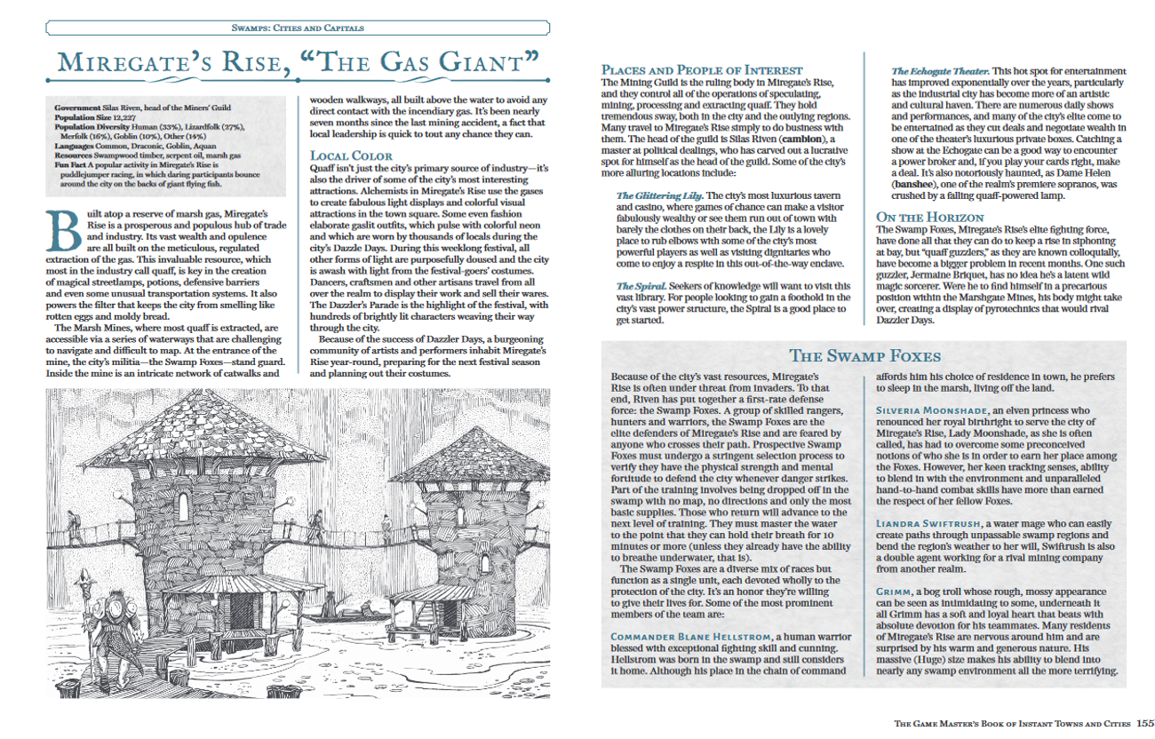 The Game Masters Book of Instant Towns and Cities featured in a fantasy town article.