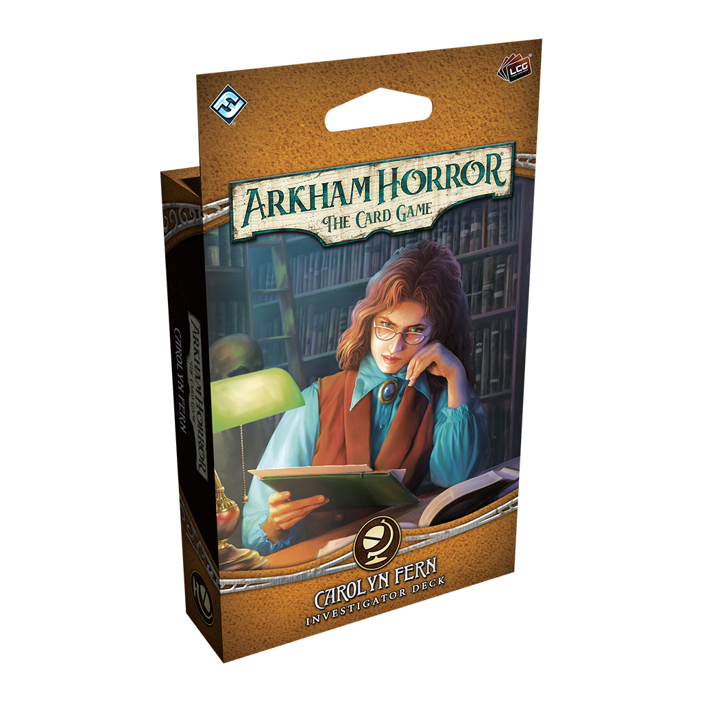 Arkham Horror: The Card Game – Carolyn Fern Investigator Deck box.