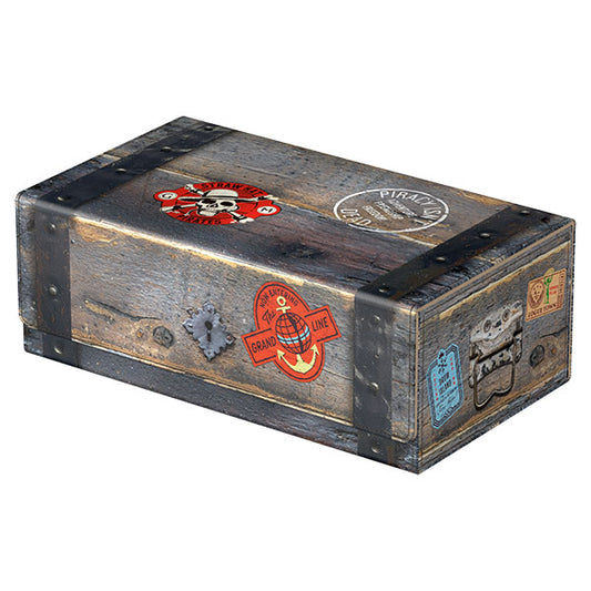 Squaroes Arkhive 800+ One Piece Collectors Chest, wooden storage case for TCG cards or collectibles.