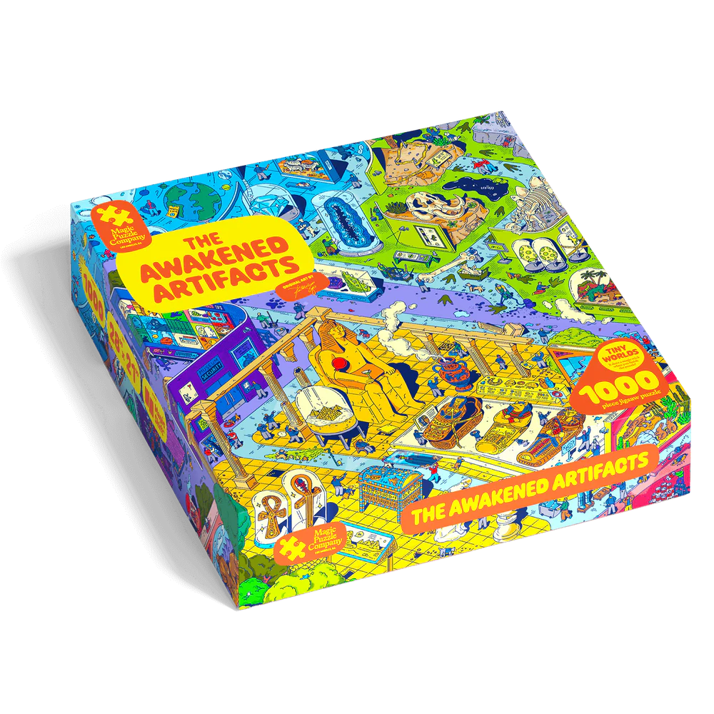 The Awakened Artifacts - Magic Puzzle Company: 1000-piece puzzle with original handmade art and vibrant scenes.