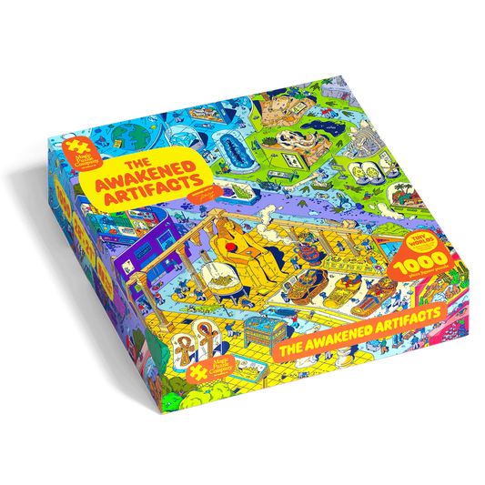 The Awakened Artifacts - Magic Puzzle Company: 1000-piece puzzle with original handmade art and vibrant scenes.