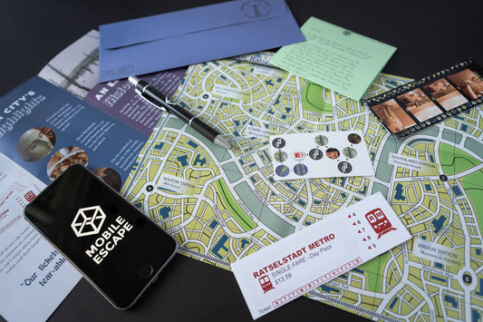 Family Secrets Series Episode 8: Metro Madness puzzle game with tickets and cards included.