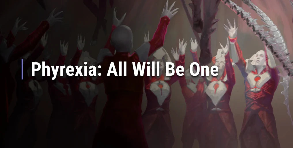 Fixing Magic cards with illustration of pale, robed figures raising their arms under the product name text.