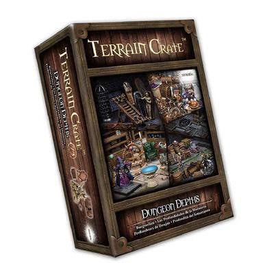 Terrain Crate: Dungeon Depths dungeon scenery miniatures set for tabletop roleplaying games.