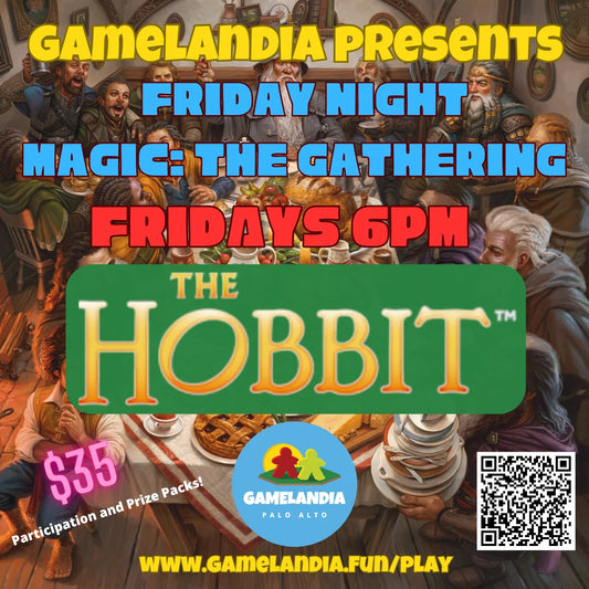 Magic: The Gathering Draft—THE HOBBIT event at Gamelandia, scheduled for August 28, Fridays at 6pm.