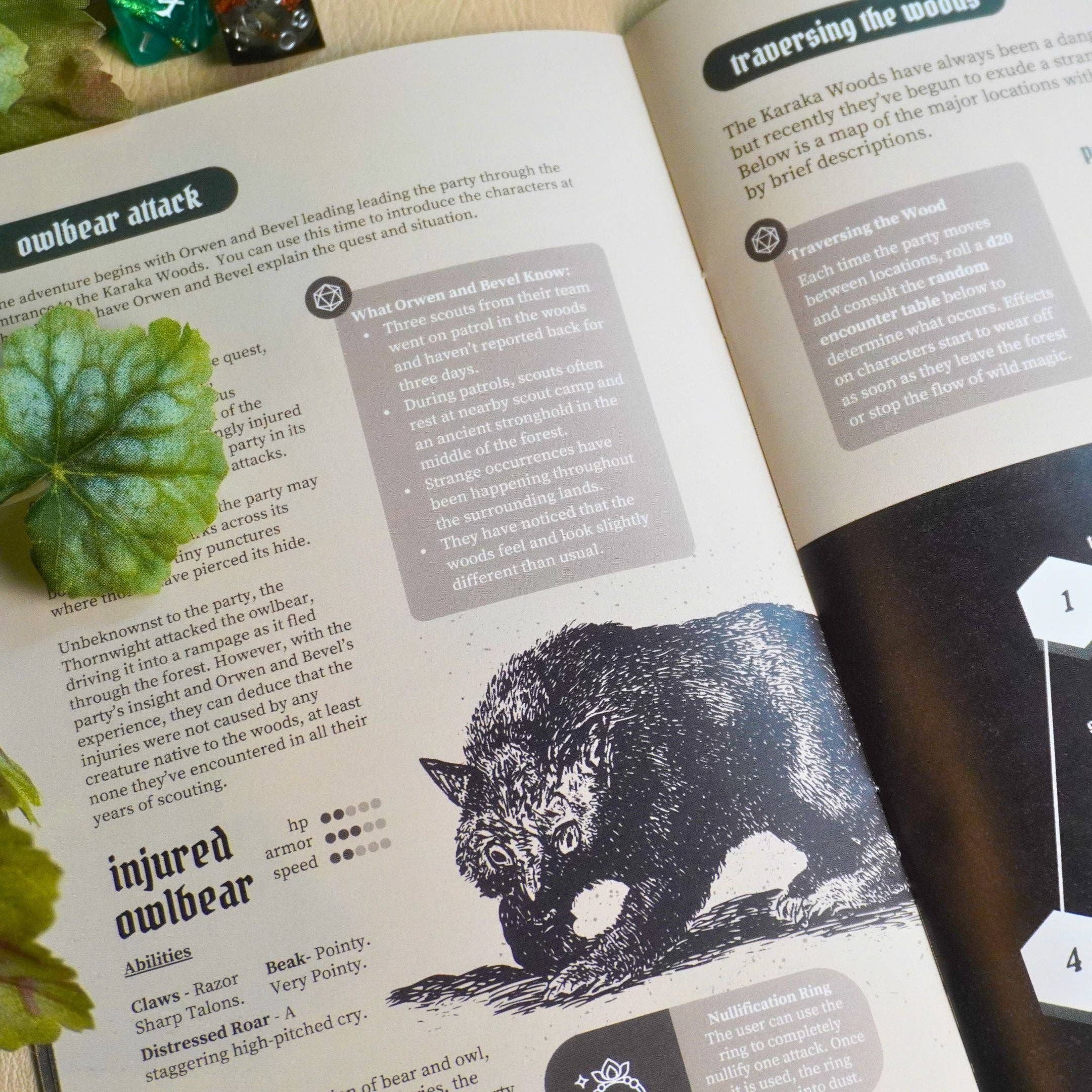 Thorns of an Ancient Seal system-agnostic TTRPG adventure booklet.