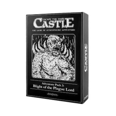 Escape the Dark Castle: Blight of the Plague Lord game box with new boss and plague mechanic shown on cover.