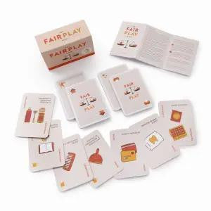 The Fair Play Deck: Couples Conversation Deck with illustrated cards and booklet.