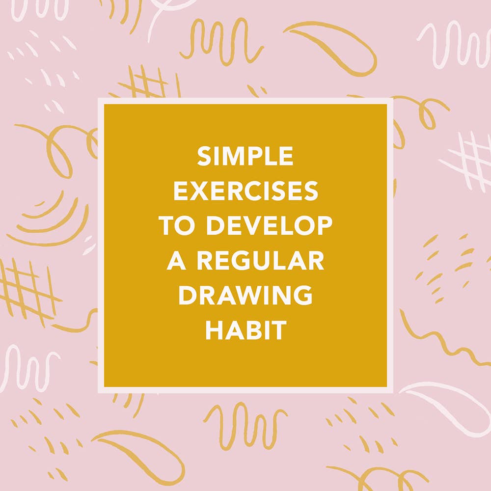 Time to Draw Deck in a yellow box with creative exercises and drawing prompts.