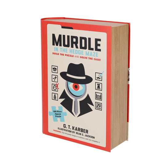 Murdle in the Hedge Maze 500-piece jigsaw puzzle.