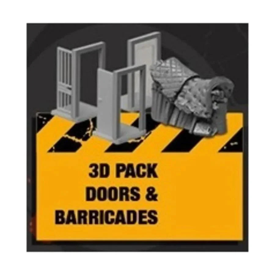 Zombicide 3D Pack Doors & Barricades Terrain set for board games and Zombicide.
