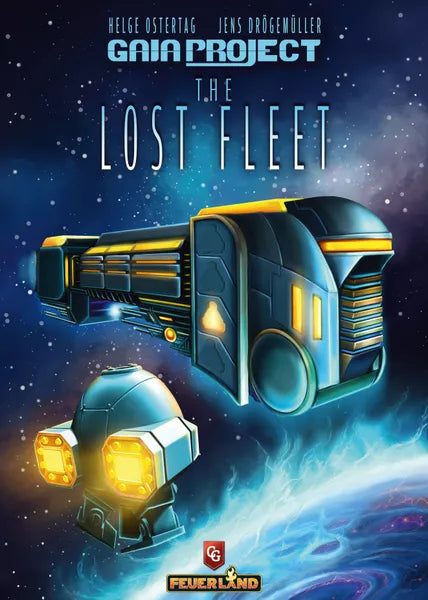 Gaia Project: The Lost Fleet Expansion game with spaceship, drone, and new factions shown.
