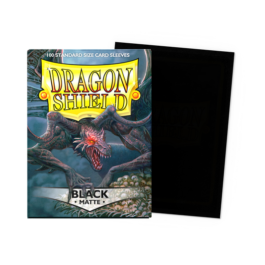 Dragon Shield Standard Sleeves, 100 Count Box, matte finish for trading card protection.