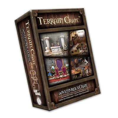 Terrain Crate Adventurers Crate with mini dungeon scenery for Temple of Mescator or town guard adventures.