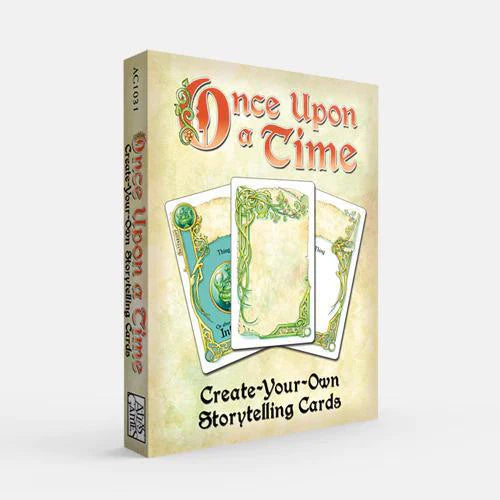 Once Upon a Time: Create-Your-Own Storytelling Cards box with three illustrated cards on the cover.