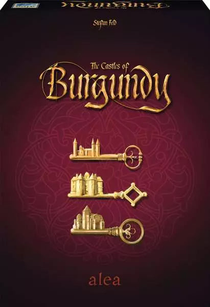 The Castles of Burgundy board game box cover.