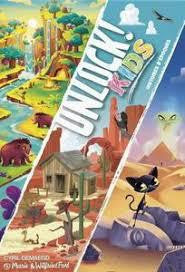 Unlock Kids - Stories from the Past adventure game for ages 6-10 with prehistoric, western, fantasy worlds and animals.