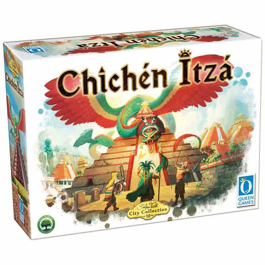 Chichén Itzá Classic (Special Edition) game box cover featuring a pyramid and Mayan warriors.