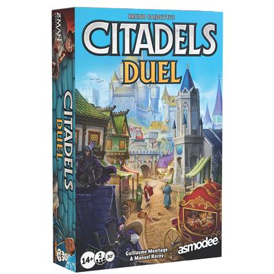 Citadels Duel board game box art.