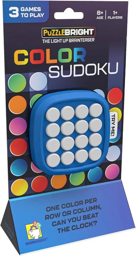 Color Sudoku Puzzle Bright Mini with circular grid and colorful dot patterns.