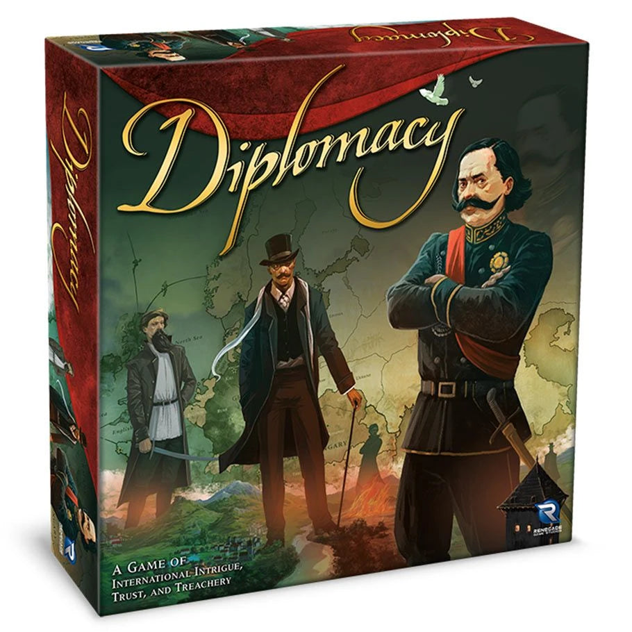 Diplomacy board game box.