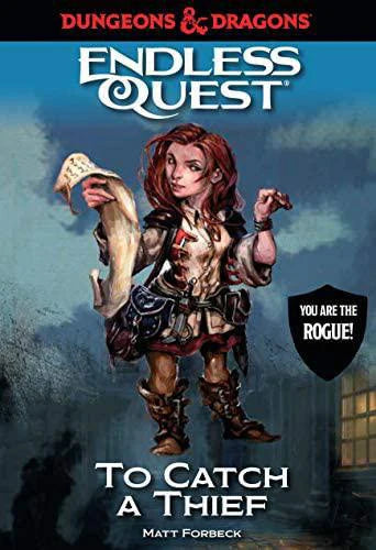Dungeons & Dragons: To Catch a Thief Waterdeep set cover featuring a young rogue holding a scroll with city buildings.
