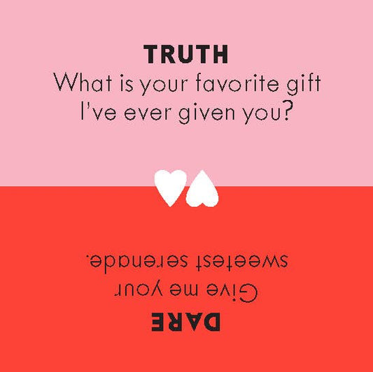 After Dinner Amusements: Truth or Dare for Couples game.