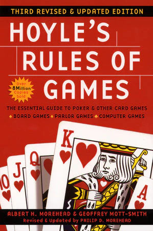 Hoyles Rules of Games, 3rd Revised Edition cover with cards and bold title text.
