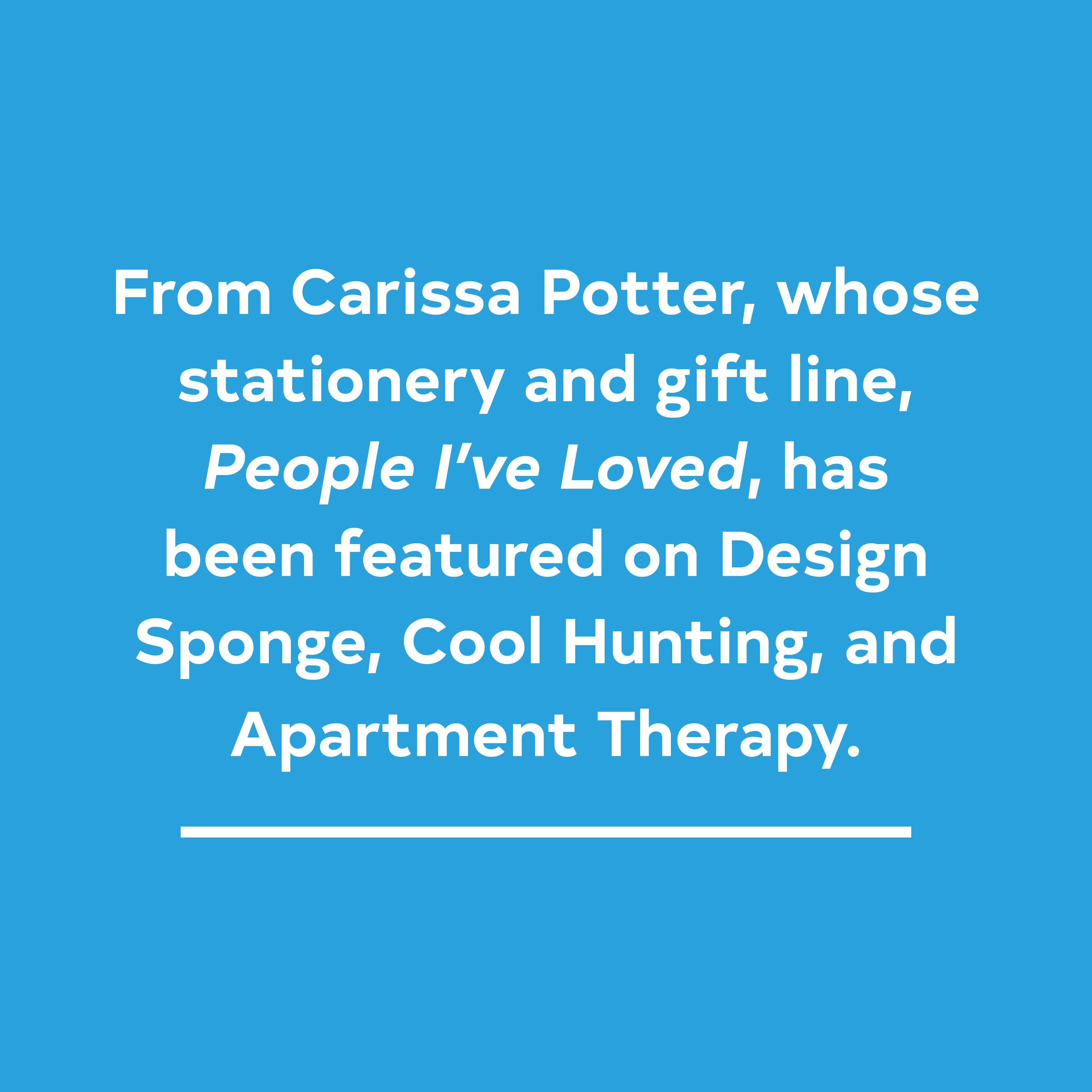 Stationery with white text on blue that reads Its OK to Feel Things Deeply.