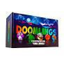 Doomlings Classic Edition card game featuring colorful cartoon creatures on a dark, starry background.
