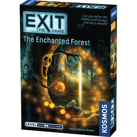 EXIT: The Enchanted Forest game box displaying title and themed puzzle elements.