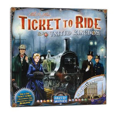 Ticket to Ride: United Kingdom Map Collection 5 expansion box.