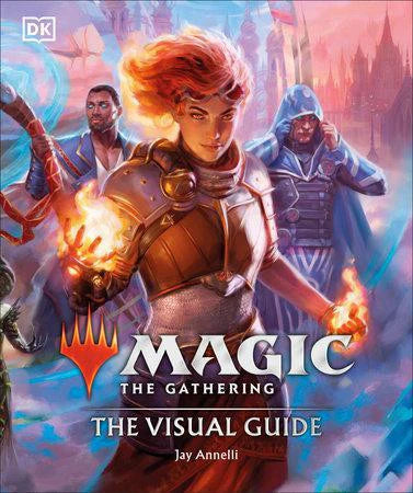 Magic The Gathering – The Visual Guide Book featuring four planeswalkers on the cover.