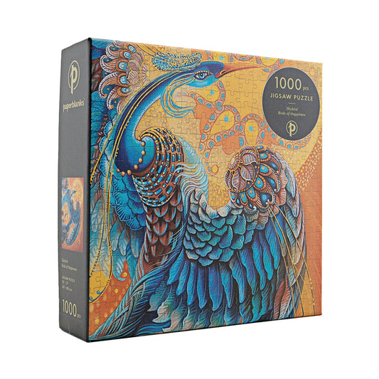 Paperblanks Skybird 1000-piece puzzle with Birds of Happiness from Russian folklore.