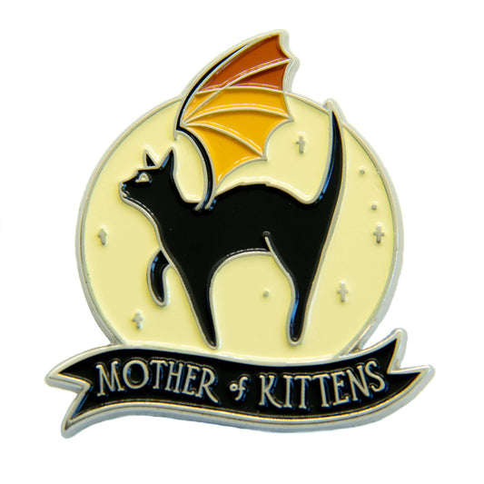 "Mother of Kittens" Dragon Cat Enamel Pin