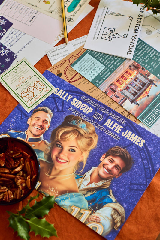 The Confession escape room game displayed on a table.