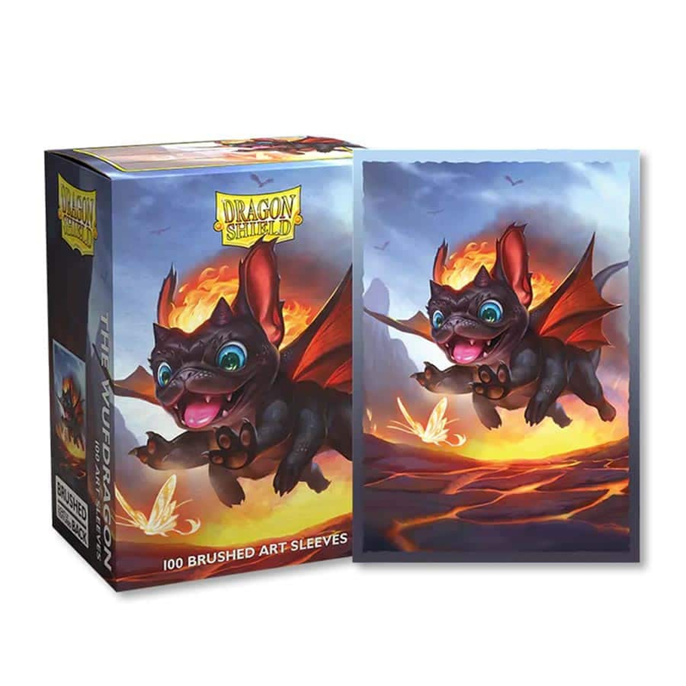 Dragon Shield Burnbug card sleeves and box featuring Burnbug artwork.
