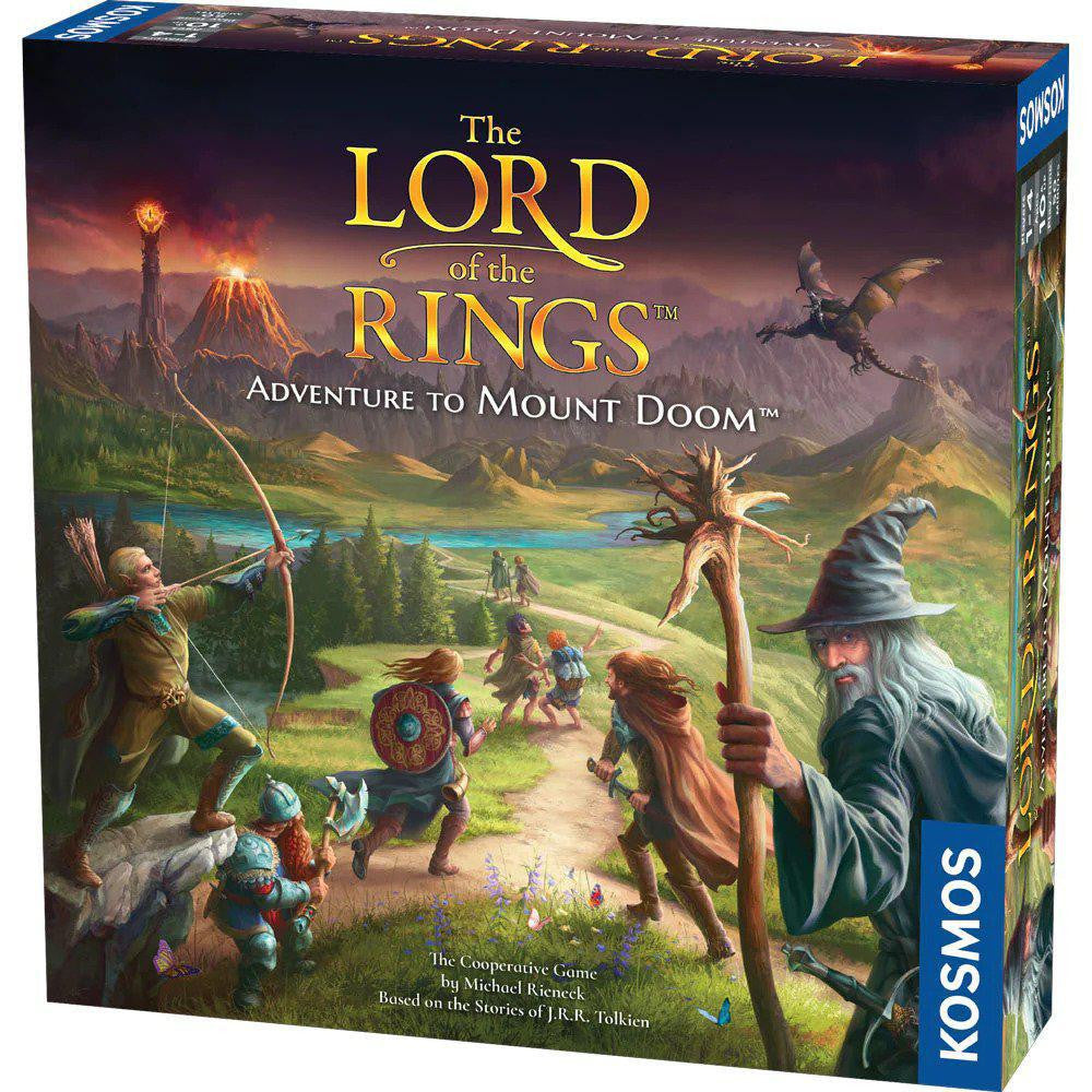 Box for Lord of the Rings Adventure to Mount Doom board game.